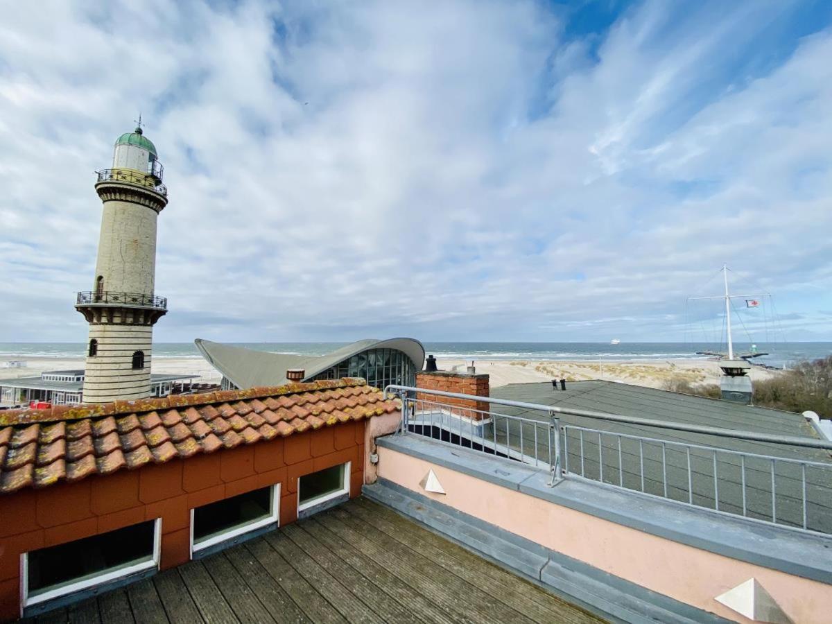 Sonnendeck, Direkt Am Leuchtturm Daire Rostock Dış mekan fotoğraf