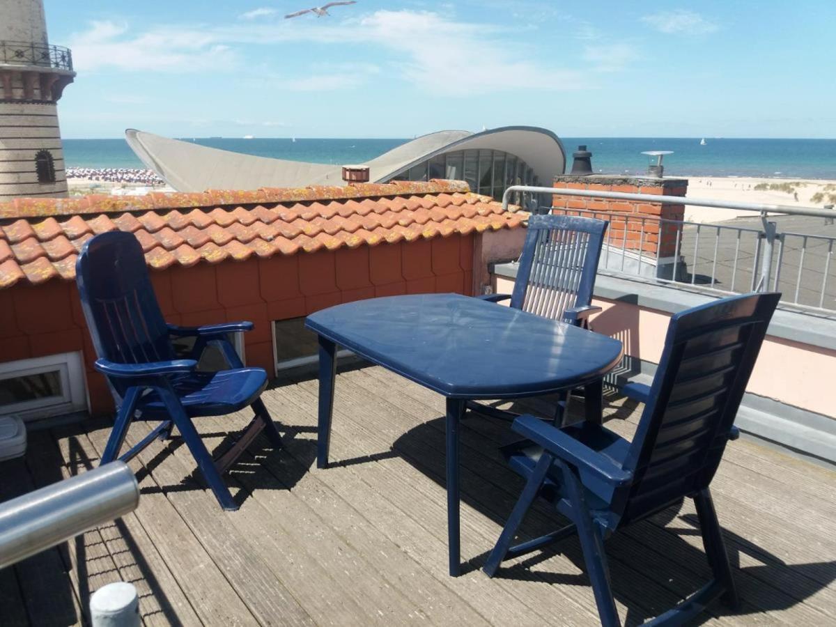 Sonnendeck, Direkt Am Leuchtturm Daire Rostock Dış mekan fotoğraf